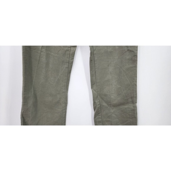 Vintage 90's Y2K Tommy Hilfiger Tommy Jeans Straight Bootcut Green Size 7 - Picture 6 of 10